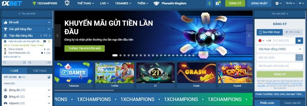 1xbet